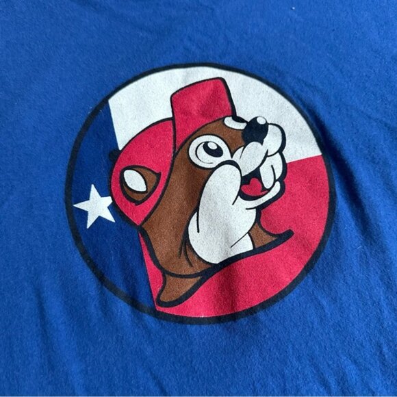 Buc-ees | "Dont Mess With Texas" Blue Short Sleeve Shirt | Size Large - Picture 4 of 10